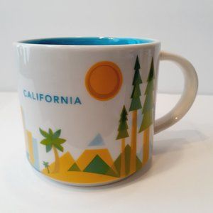 Starbucks YOU ARE HERE California Collection Mug New Gift Fun 14 oz YAH